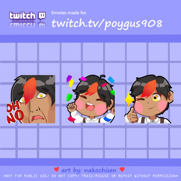 Poygus' emotes