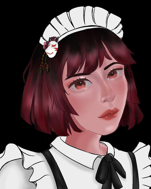 Bust pfp -$45 (can be requested for a 4-png vtube, additional $5 per image)